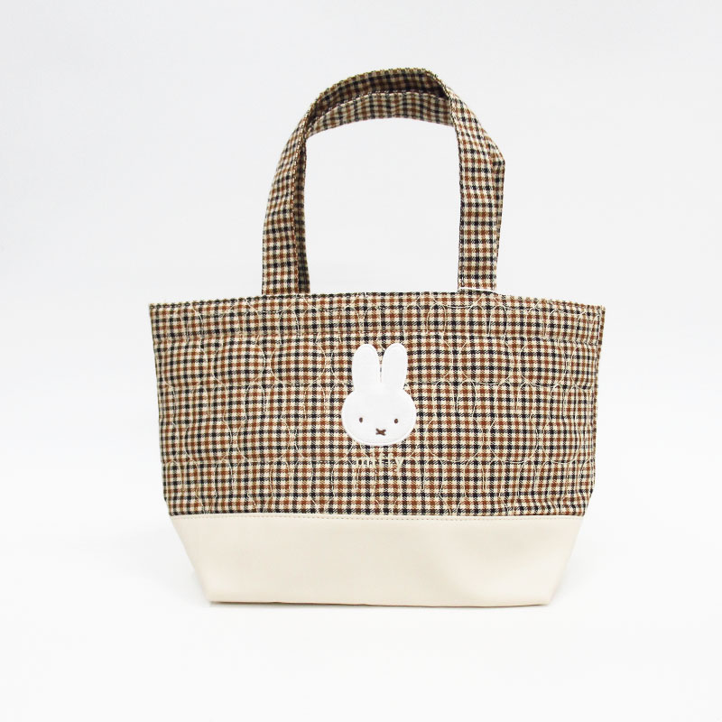miffy トートバックﾞIV キルティングチェック